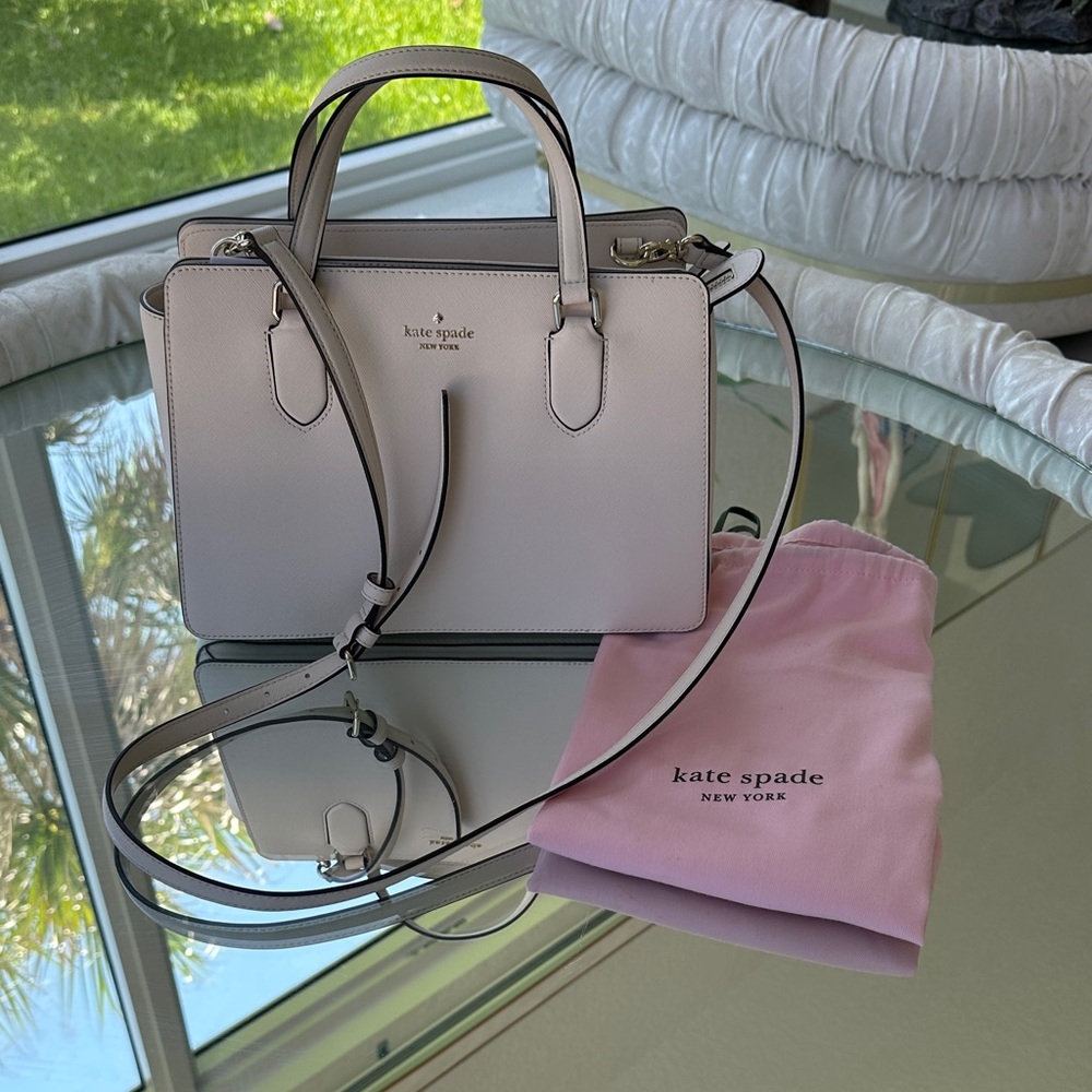 Kate Spade Light Gray Satchel